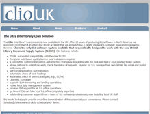 Tablet Screenshot of cliosoftware.co.uk